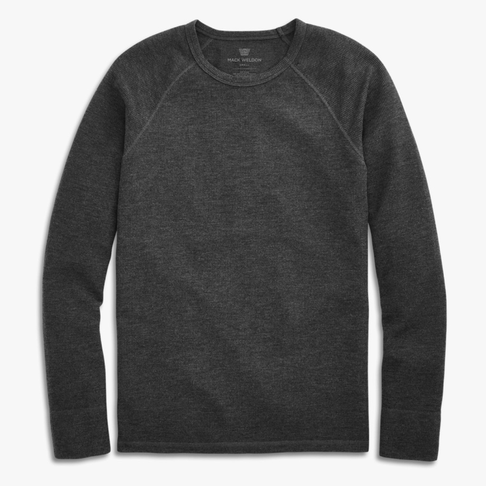 Mack Weldon Charcoal Long Sleeve Top
